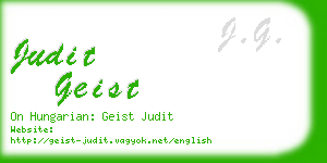 judit geist business card